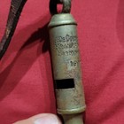 Authentic Ww1  1917 British Military General Service Brass  Trench Whistle