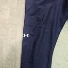 Under Armour Heatgear Navy Compression Cropped Leggings 1365335 Womens Large