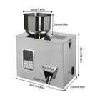 1-100g Automatic Filling Machine Particle Package Weighing Filler Dispenser 180w