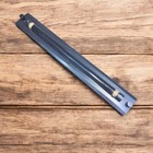 Antique   Vintage Parallel Rolling Ruler Solid Brass With Wooden Box