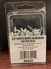 Amerimax Home Products 84025 1 8-inch Rivets  White  100 Per Pack