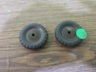 Vintage Structo Truck Set Of 2 Soild Rubber Tires For Parts