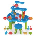 Sand Water Table Toys For Toddlers Kids Rain Shower Play Water Activity Tables