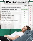 3pcs Orthopedic Bed Wedge Pillow Set  Post Surgery Memory Foam