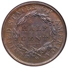 1809 C-5 R-1 Ngc Ms 64 Rb Classic Head Half Cent Coin 1 2c