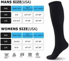 3pair Compression Socks Men Women Stocking Fit Knee High Graduated For Diabetics