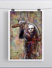 Ronnie James Dio 8x12in Poster  Dio Poster Art Print Free Shipping Us