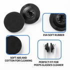 Carbonklean Peeps 10 Pack Replacement Eyeglass Cleaner Pads For Eyewear Washer