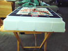 Oster Electric Scalp Massage Barber Shop Advertising Wall Clock - Description