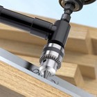 Cordless Right Angle Drill Adapter 90 Degree Adapter Drill With 3 8  Keyed Chuck