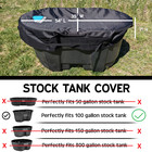 Rubbermaid 100 Gallon Stock Tank Cover Ice Water Therapy Ice Bath Cover Coldtank