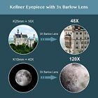 Portable Astronomical Refracting Telescope With Backpack   Phone Adapter 