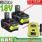 8 0ah For Ryobi P108 18v One Plus High Capacity Battery 18 Volt Lithium-ion Usa