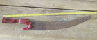 Vintage Disston Usa Pole Saw Tool Arborists Head - 15  Curved Blade Red Handle