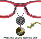 Gecko Grip 1mm Anti Slip Eyeglass Nose Pads   5 Black Pair  Usa Made  2500 Innov