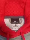 Nike Red Gray Dri-fit Georgia Bulldogs Football Pull Over Hoodie Size Medium