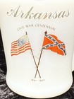 Vintage Fire King Civil War Centennial Confederate Washington Arkansas Mug