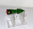 Vintage Lucky Bait Co   dubl-pop   Frog Colored Lure- Smaller Size-nice One