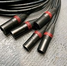 Lex 5 Pin Xlr Shield Data Cable 10 Ft   Lex Dmx-5p-10   Neutrik Lot Of 5
