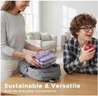 Stainless Steel Bento Lunch Box W  Insulated Food Jar Purple