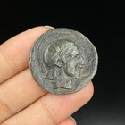 Ancient Greek Old Athens Eagle Owl Bronze Coin