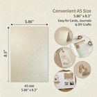 A5 Pearlescent Cardstock Paper Pack  50 Sheets In 25 Colors  Double Sided Tex   