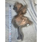 Jellycat Ostrich Plush Shaggy Faux Fur Bird Stuffed Animal Brown Tan 18  Nwt