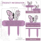 Memorial Stakes Grave Decorations For Cemetery Grave Plaque Stake Marker Meta   