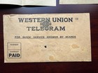 1923 Western Union Telegrams From Sparks  Nevada  To Blue Canon  Ca Form 1204