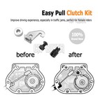 Easy Fixed Pull Clutch Lever Hand Saver Kit For Harley 00-17 Twin Cam Touring