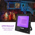 100w Uv Black Light Ip66 Waterproof Blacklight Party Stage Lighting Neon Glow