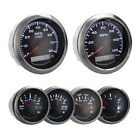 W Pro 6 Gauge Set 85mm Gps Speedometer 120 Mph Waterproof Car Marine Boat Truck