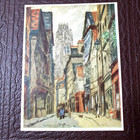 Vintage 1930 40s Photograph Album String-bound Scrapbook Brown 12  X 8 