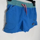 Patagonia Costa Rica Baggies Shorts Kids Size Medium Blue Nylon Quick Dry