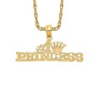 14k Solid Yellow Gold Best Royal Princess Necklace