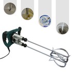 2-gear Concrete Stirrer Hand Mixer Concrete Paint Mortar Mixing Machine 2800w 