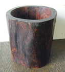 Antique Chinese Huanghuali Wood Brush Pot Holder