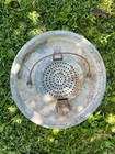 Vintage Primitive Galvanized Minnow Bucket W wire Handle Farmhouse Cottage Decor