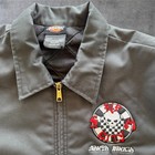 Dickies Rip City Skates Santa Monica Eisenhower Jacket Medium Gray Quilt Lined   