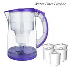 Large 3 5l 10 Cup Water Filter Pitcher Jug Tds Sediment 4-stage Filter Cartridge