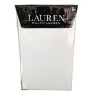 New Ralph Lauren Eden Pique European Euro Sham White With Blue Scallop Trim  135