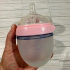 Comotomo 5oz Pink Silicone Baby Bottles Anti-colic Wide Neck Set Of 4
