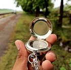 Silver Finish Brass Compass - Nautical Navigation Tool Collectible Engraved Gift