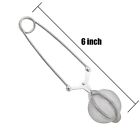 Tea Ball Strainer For Loose Leaf Tea Long Handled Mesh Snap Ball Tea Infuser