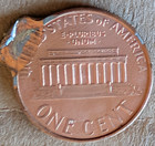 2000 Lincoln Cent  Double-struck 2nd Strike 95   Off Center Bu  Red