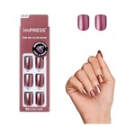 Kiss Impress Color Press-on Manicure  Gel Nail Kit  Purefit Technology  Short