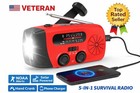 Emergency Radio 4000mah Solar Hand Crank Am fm noaa Portable Weather Radio
