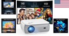 Ultra-bright 400 Ansi Bluetooth Projector With Built-in Speaker For Home Cinema