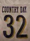 Detroit Country Day Hs Yellowjackets Vintage Wilson Game Worn Football Jersey 44