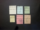 Gb Stationery Set Of Six Qv 1 2d Admiralty Enrolment Form Cut Outs Used H b Lo71